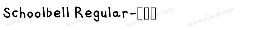 Schoolbell Regular字体转换